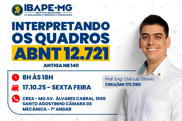 Interpretando os quadros da ABNT NBR 12.721/2006