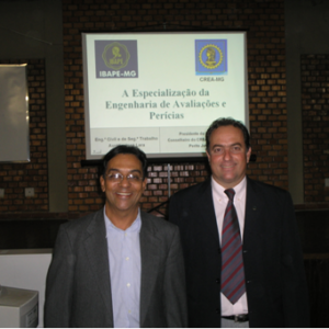 Professor Ronaldo de Aquino e Eng. Aurélio Lara